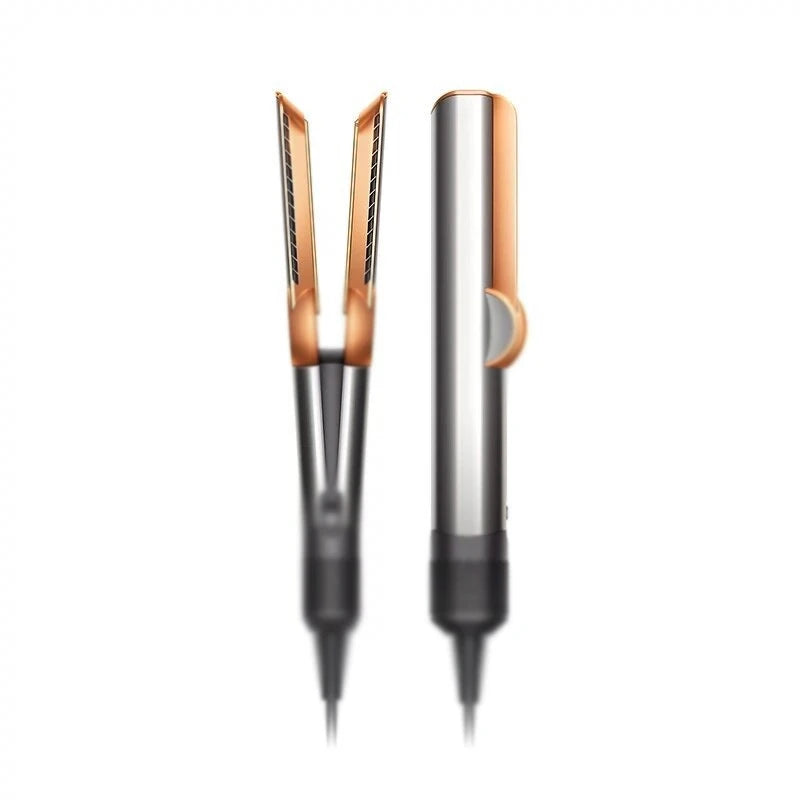 Professional 2-in-1 straight plate without damage to hair dry and wet hair straightener and hair dryer negative ion styling tool
