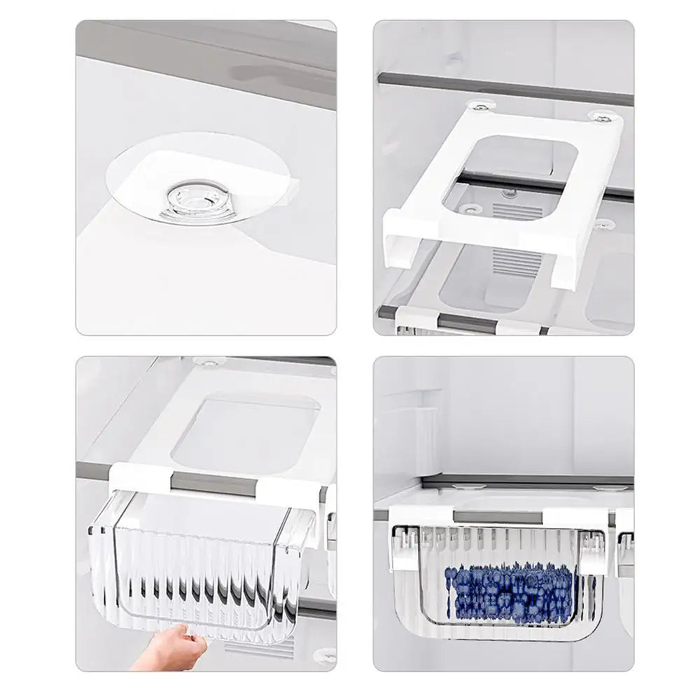 Fridge Organizer Bins Clear Fridge Organizer Stackable Refrigerator Drawer Organizer Bins Kitchen Storage Container For Fruit