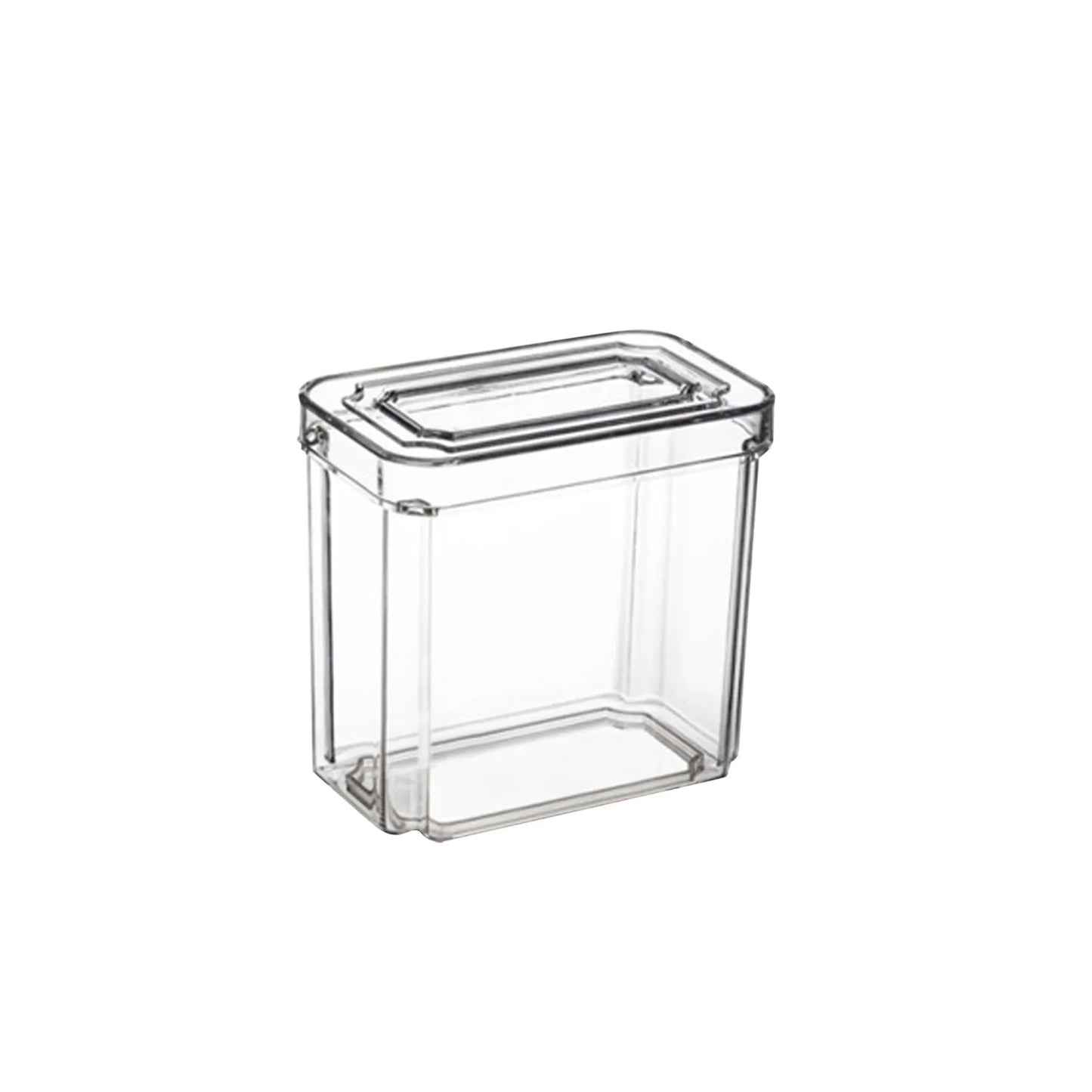 New Refrigerator Organizer Bin Stackable Fridge Food Storage Box With Handle Clear Plastic Pantry Food Freezer Organizer Tool