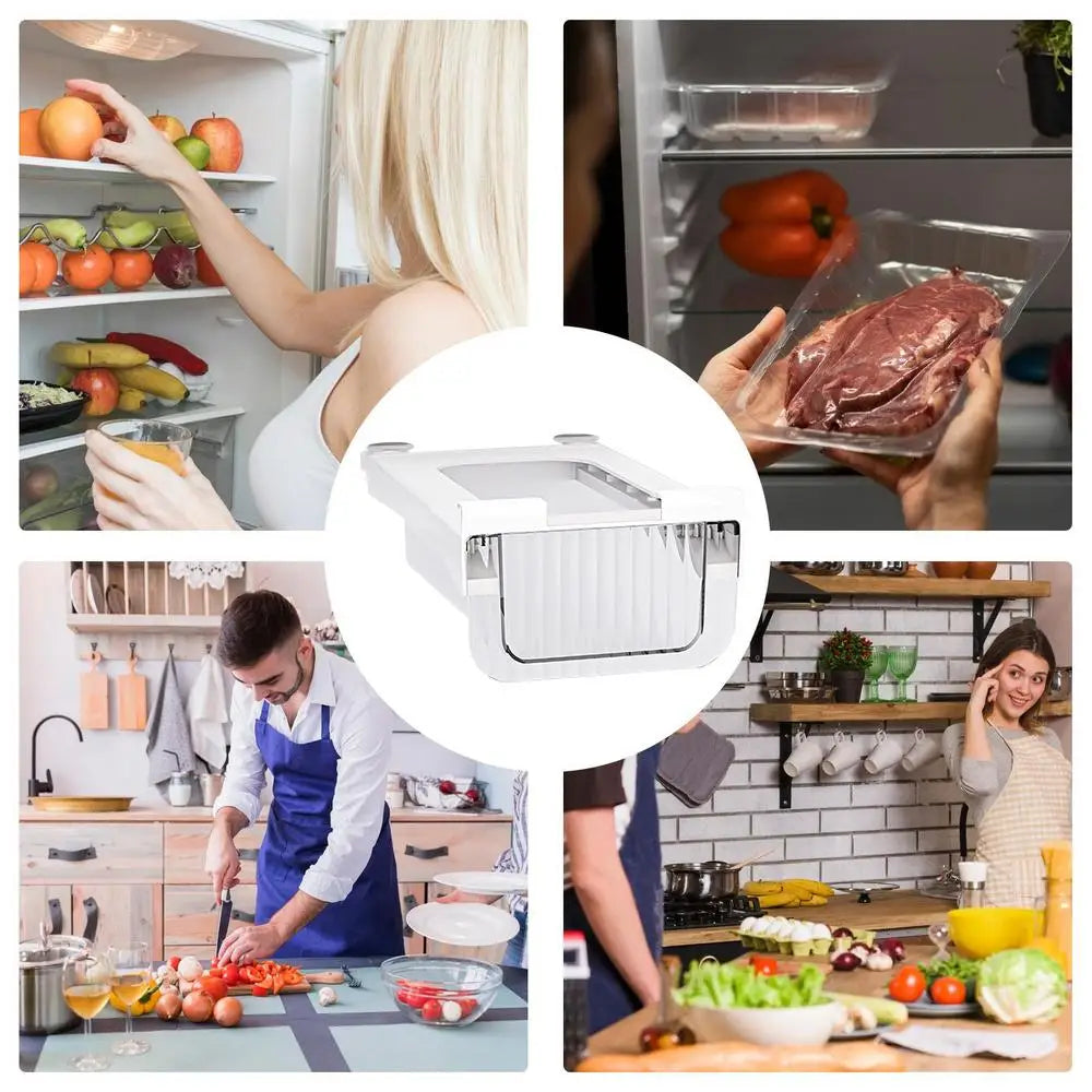 Fridge Organizer Bins Clear Fridge Organizer Stackable Refrigerator Drawer Organizer Bins Kitchen Storage Container For Fruit