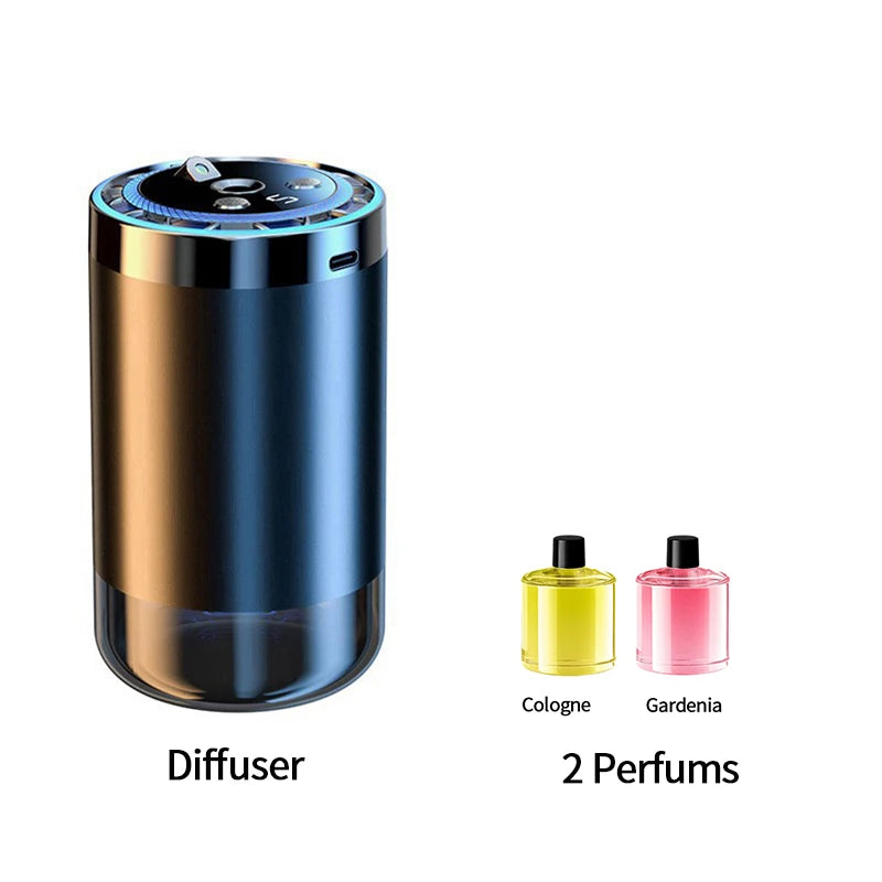 Car Humidifier Air Diffuser Car Air Freshener Smart Fragrance Aroma Diffusers Long Lasting Odor Eliminator Removing