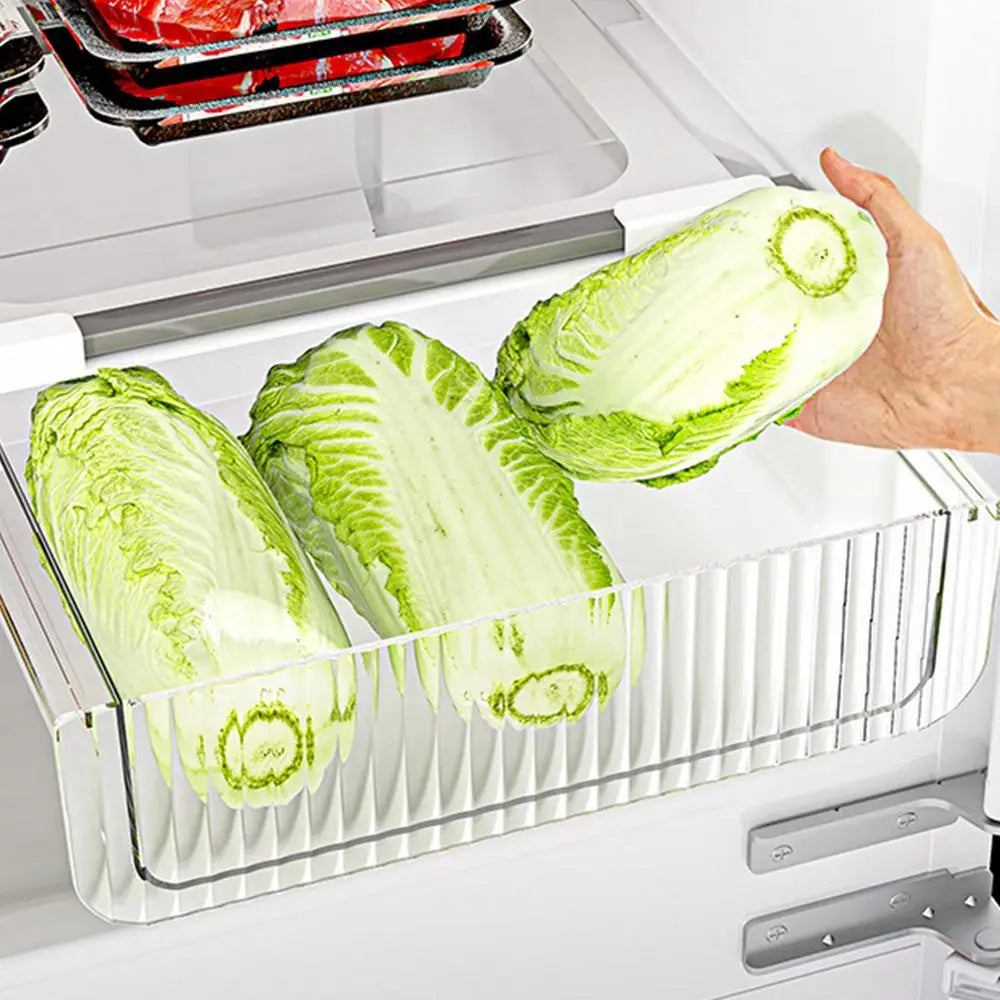 Fridge Organizer Bins Clear Fridge Organizer Stackable Refrigerator Drawer Organizer Bins Kitchen Storage Container For Fruit