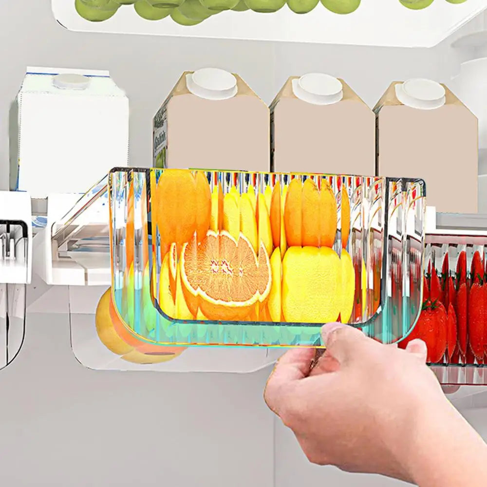 Fridge Organizer Bins Clear Fridge Organizer Stackable Refrigerator Drawer Organizer Bins Kitchen Storage Container For Fruit