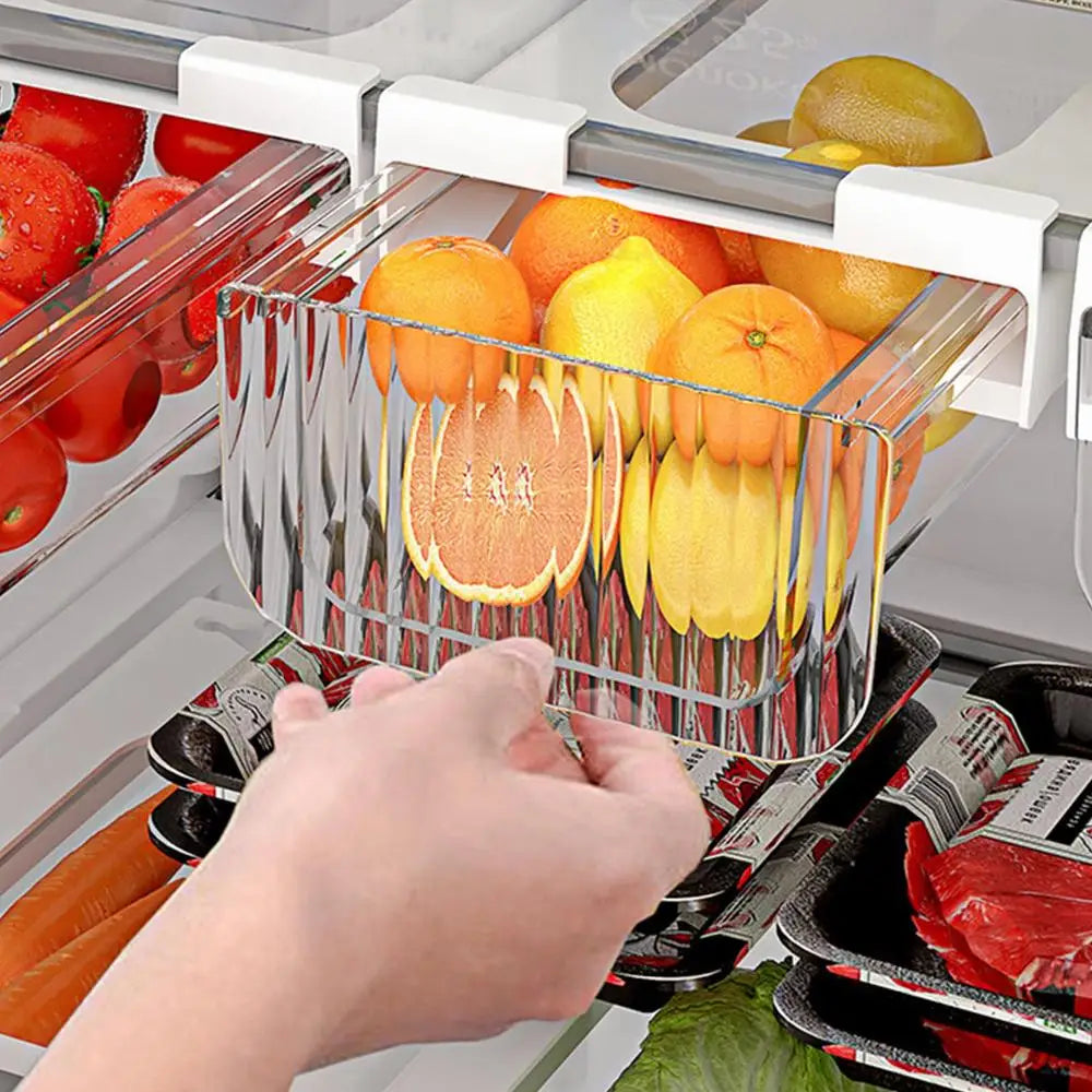 Fridge Organizer Bins Clear Fridge Organizer Stackable Refrigerator Drawer Organizer Bins Kitchen Storage Container For Fruit